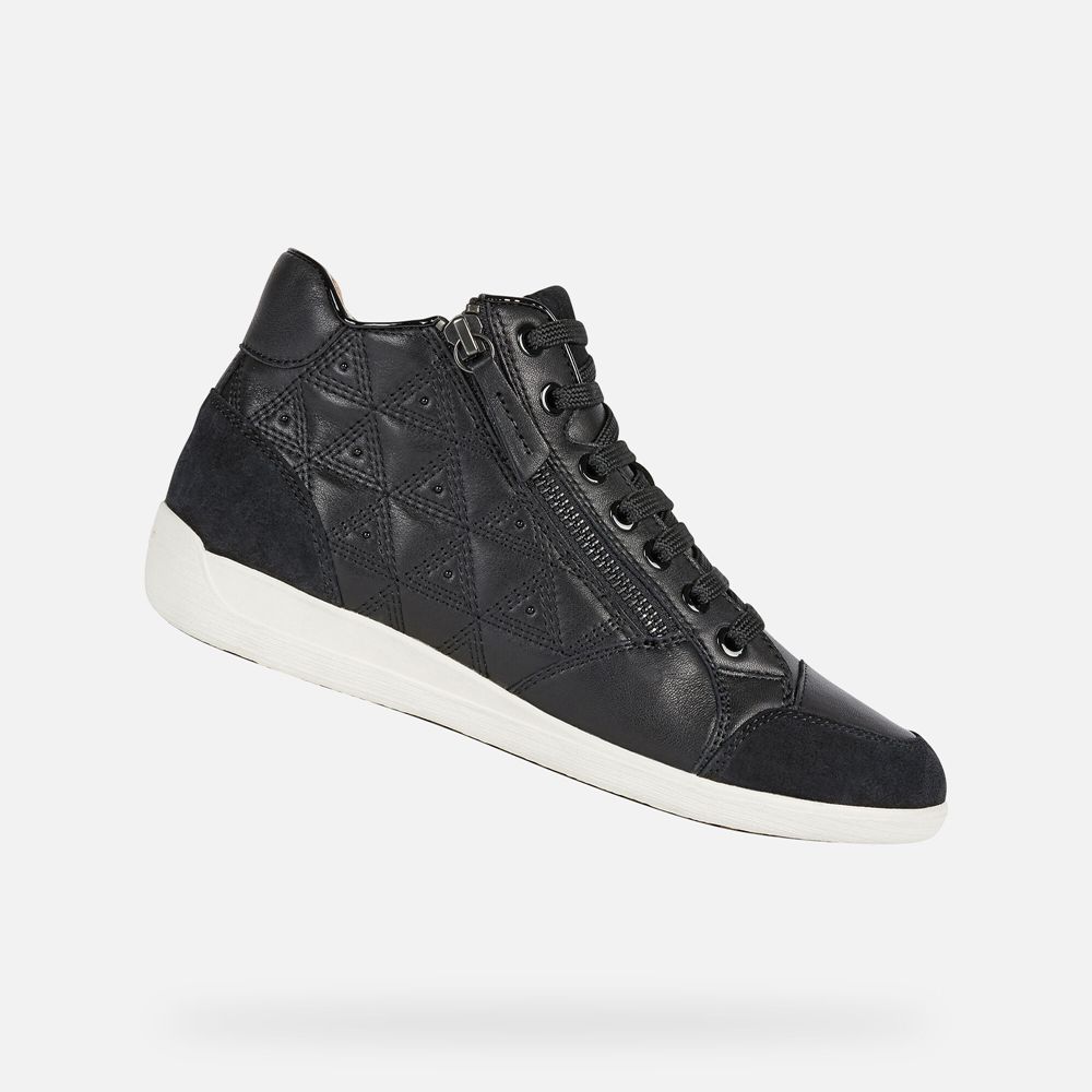 Geox Bayan Spor Ayakkabı Siyah - Myria - OIV-812754